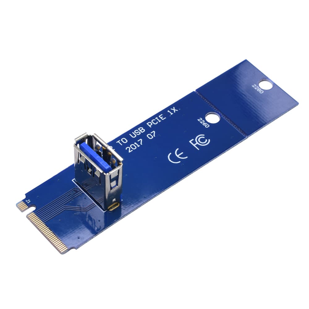 Райзер-адаптер Dynamode NGFF M.2 Male to USB 3.0 Female для PCI-E 1X