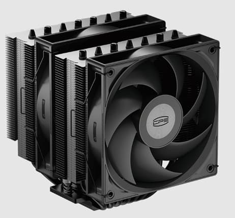 Охолоджувач для процесора PсCOOLER RT720 чорний IntelLGA 115X/1200/1700/1851 AMD AM5/AM4