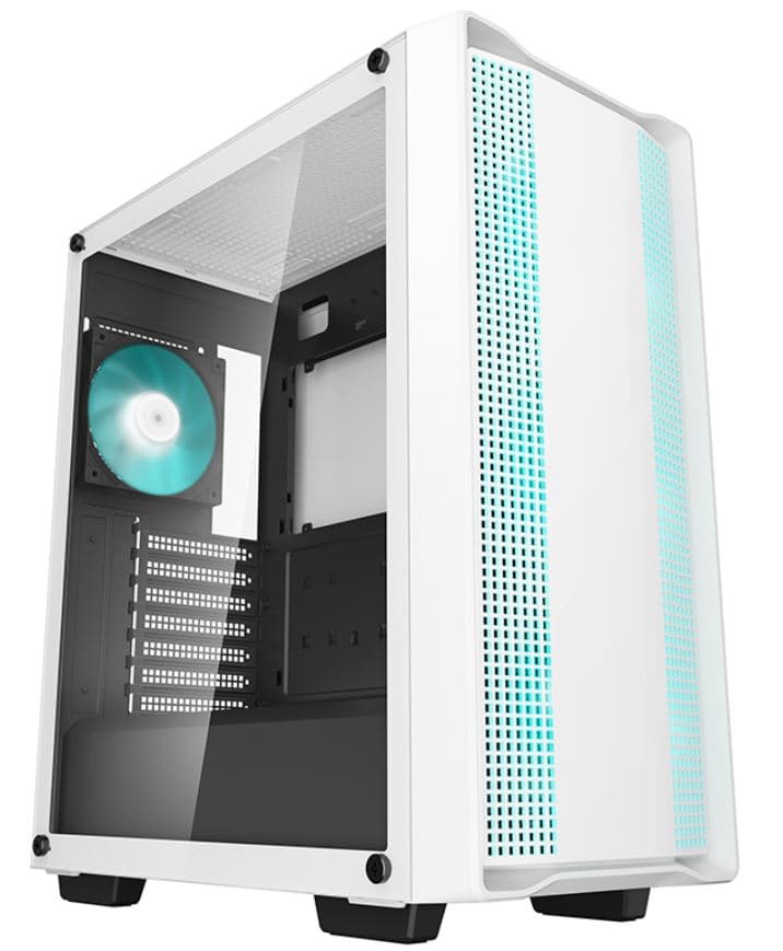Корпус Deepcool CC560 WH V2 білий Без БП Mini-ITX/Micro-ATX/ATX,2x3.5,2+1*2.5"; 432×215×483мм(L×W×H)