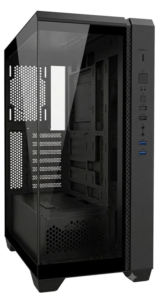 Корпус Frontier AUREX AU31A E-ATX/ATX/Micro ATX/Mini ITX/BTFcase w/2*USB3.0+1*USB2.0+Type-C+HD Audio