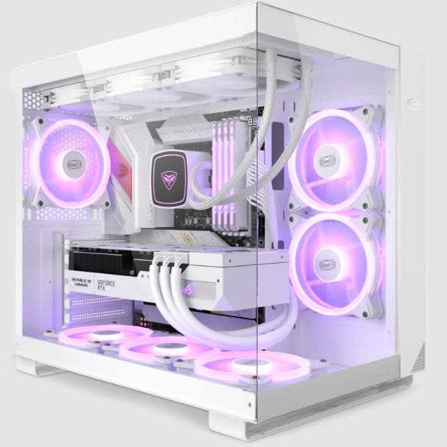 Корпус PcCOOLER CPS C3 T500 ARGB білий ATX/Micro ATX/Mini-ITX без БП (LxWxH)415x295x368мм/
