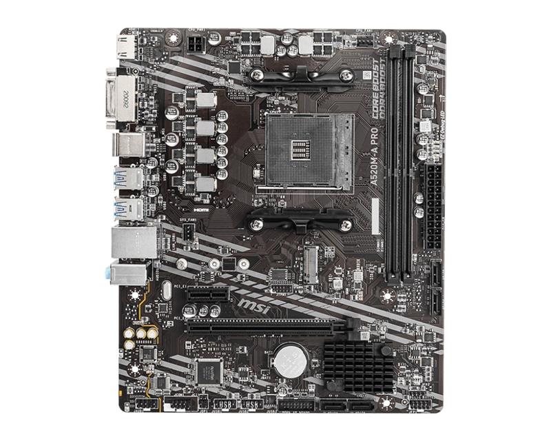 Материнська плата MSI A520M-A Pro Socket AM4