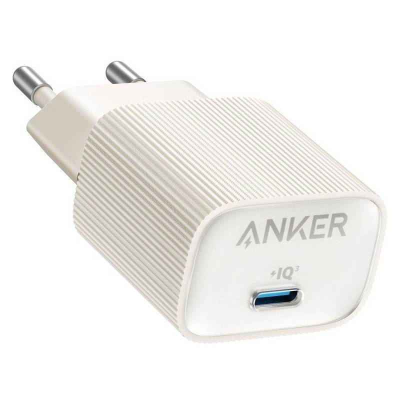 Мережевий зарядний пристрій Anker PowerPort 511 Nano IV White, 30 W USB Type-C (A2337G21)