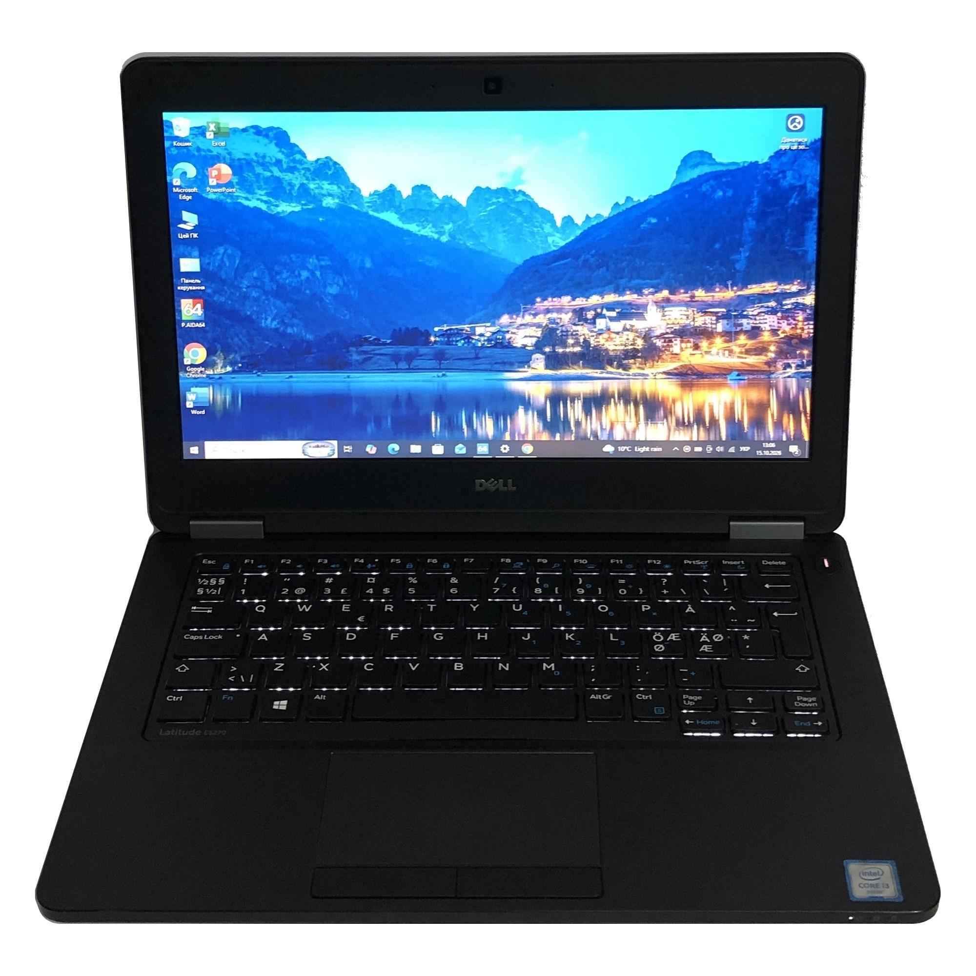 Ноутбук Dell Latitude E5270 / 12.5" (1366x768) / i3-6100U / 8GB / 128GB SSD / Win10Pro / Backlight - Б/в