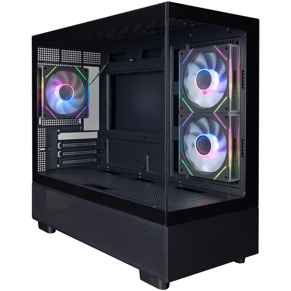Корпус 1stPlayer Mi5-BK-2FC7R-1FC7 Black без БЖ