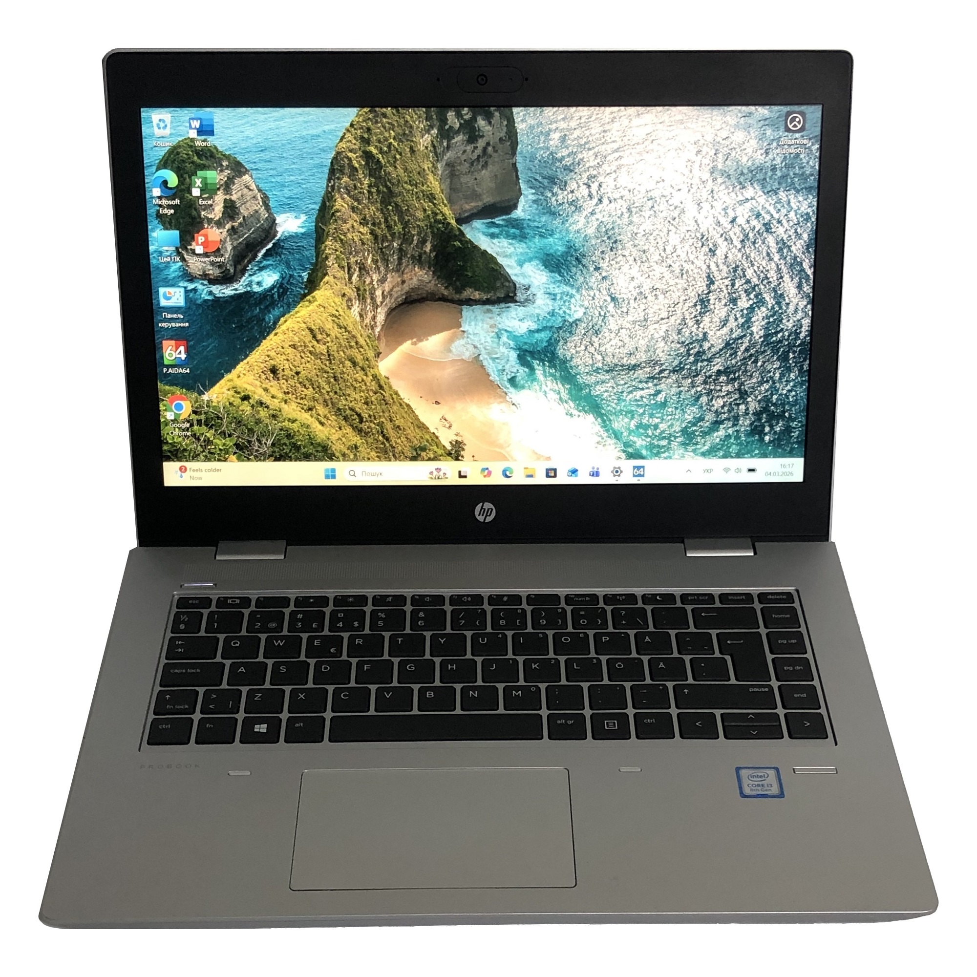 Ноутбук HP ProBook 640 G4 / 14" FullHD IPS / i3-8130U / 8GB / 128GB SSD / Win11Pro - Б/в