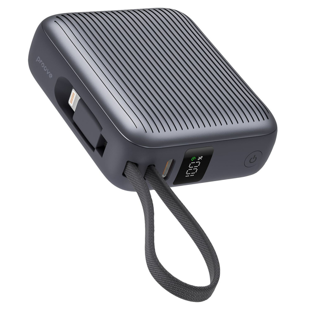 Універсальна мобільна батарея Proove Moon Rock 22.5W 10000mAh Gray (PBM122012105)