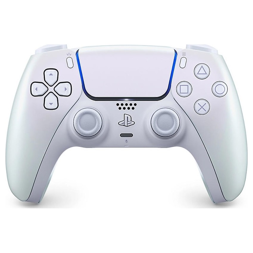 Геймпад бездротовий Sony PlayStation 5 DualSense Chrome Pearl (1000050600)