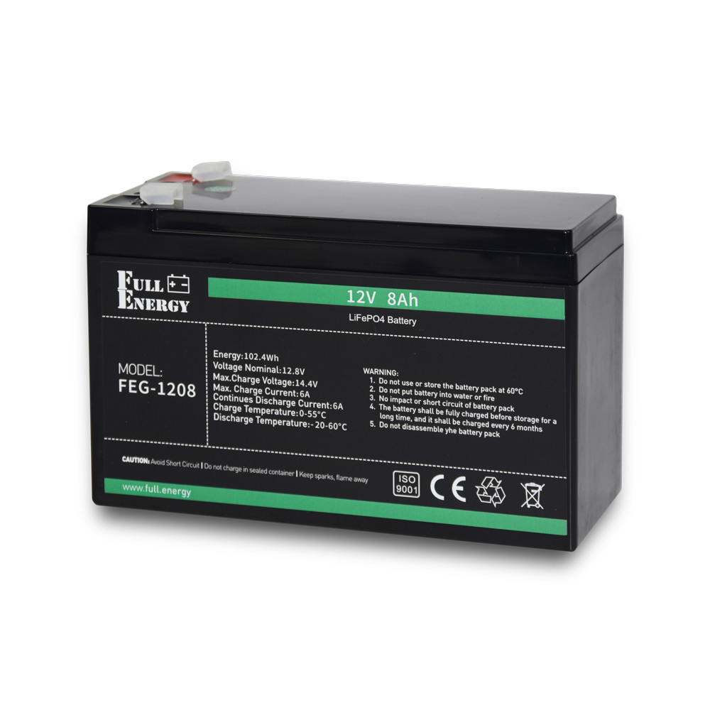 Акумуляторна батарея Full Energy FEG-128 12V 8Ah LiFePO4