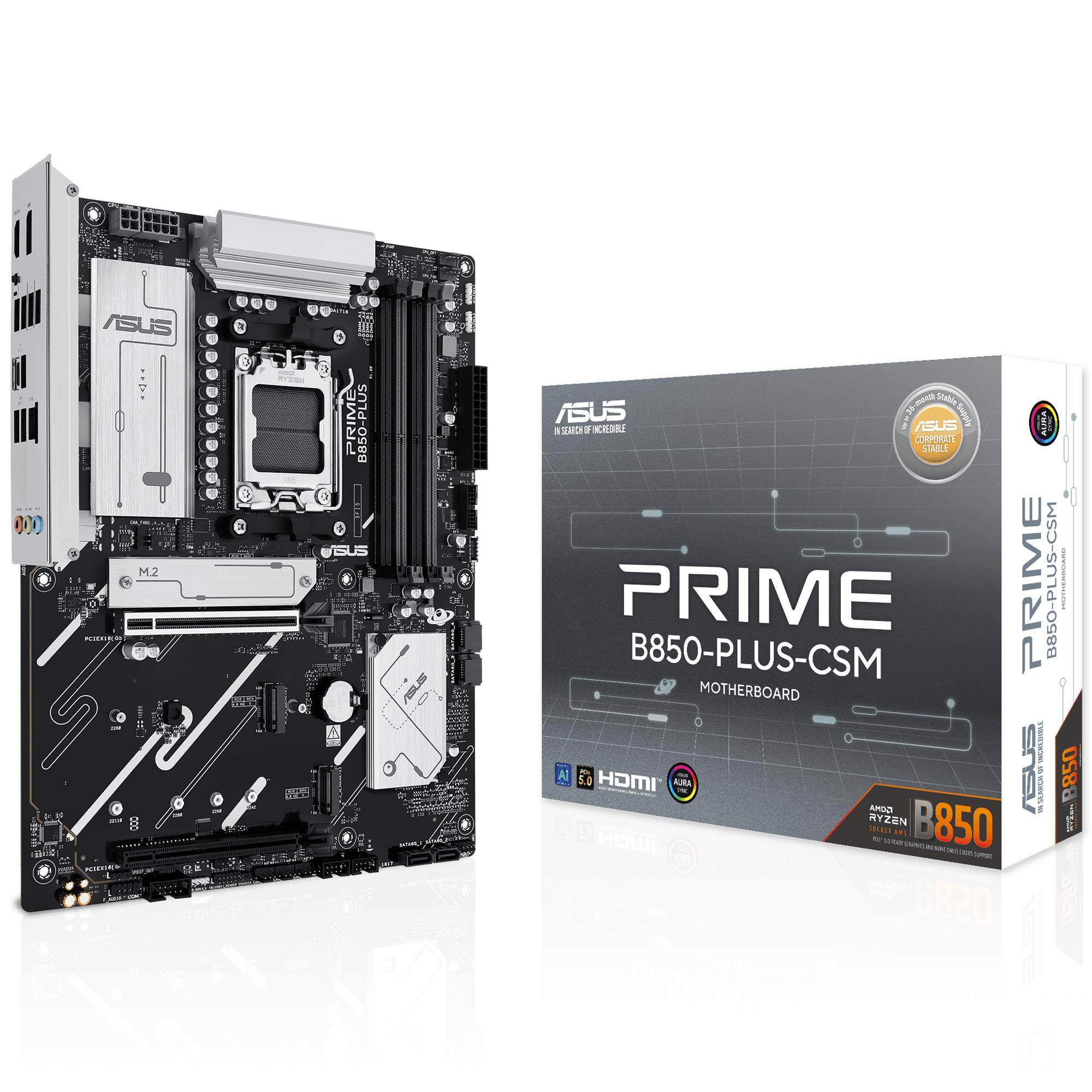 Материнська плата Asus Prime B850-Plus-CSM Socket AM5