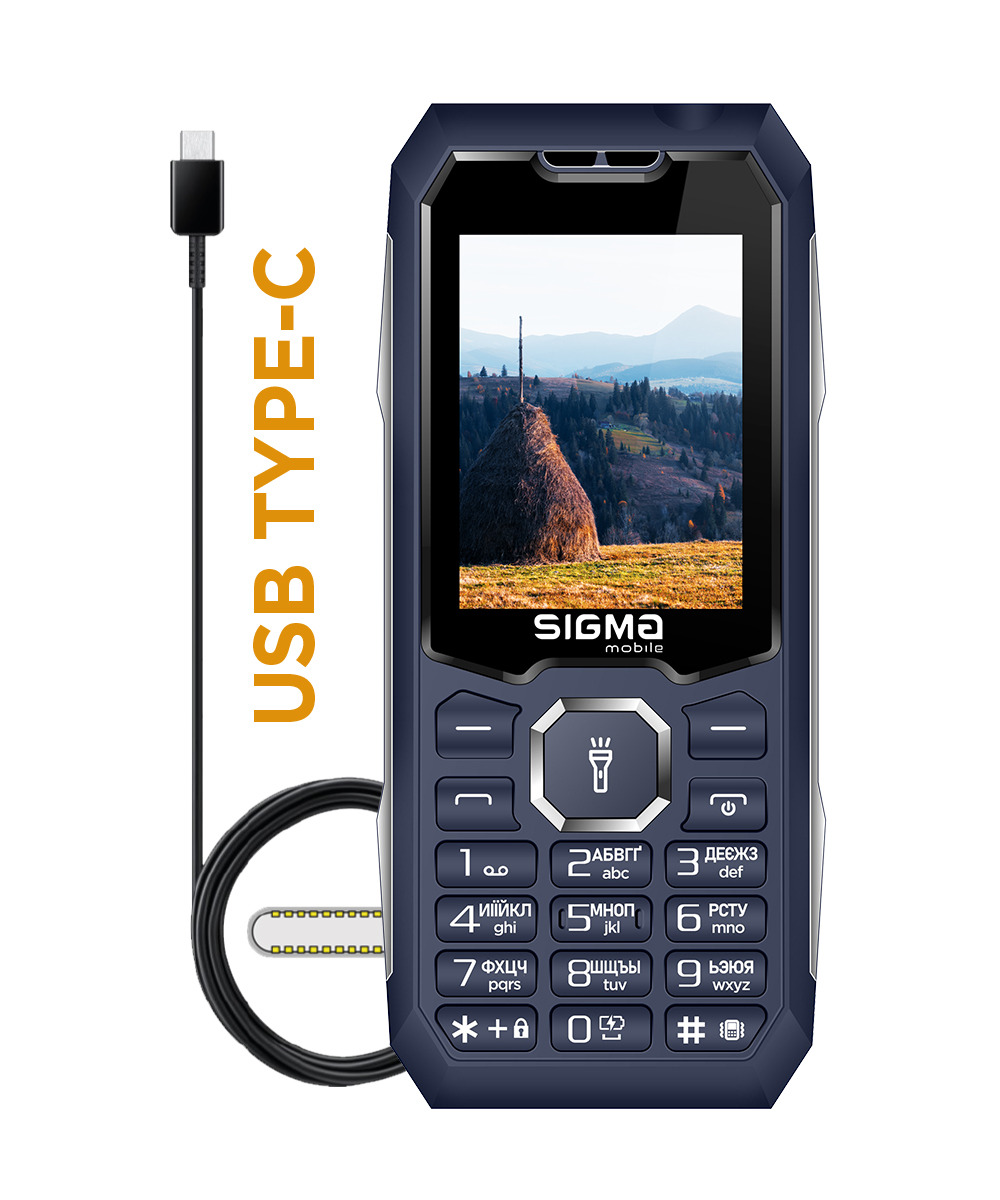 Мобiльний телефон Sigma mobile X-style 341 Bro Blue (4827798368428)