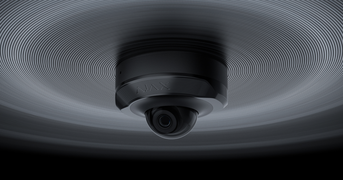 IP-камера Ajax DomeCam Mini (8EU) ASP Black 5МП (2.8мм)
