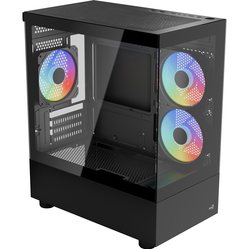 Корпус AeroCool Viewport Mini-G-BK-v2 (ACCM-ES09133.11) Black без БЖ