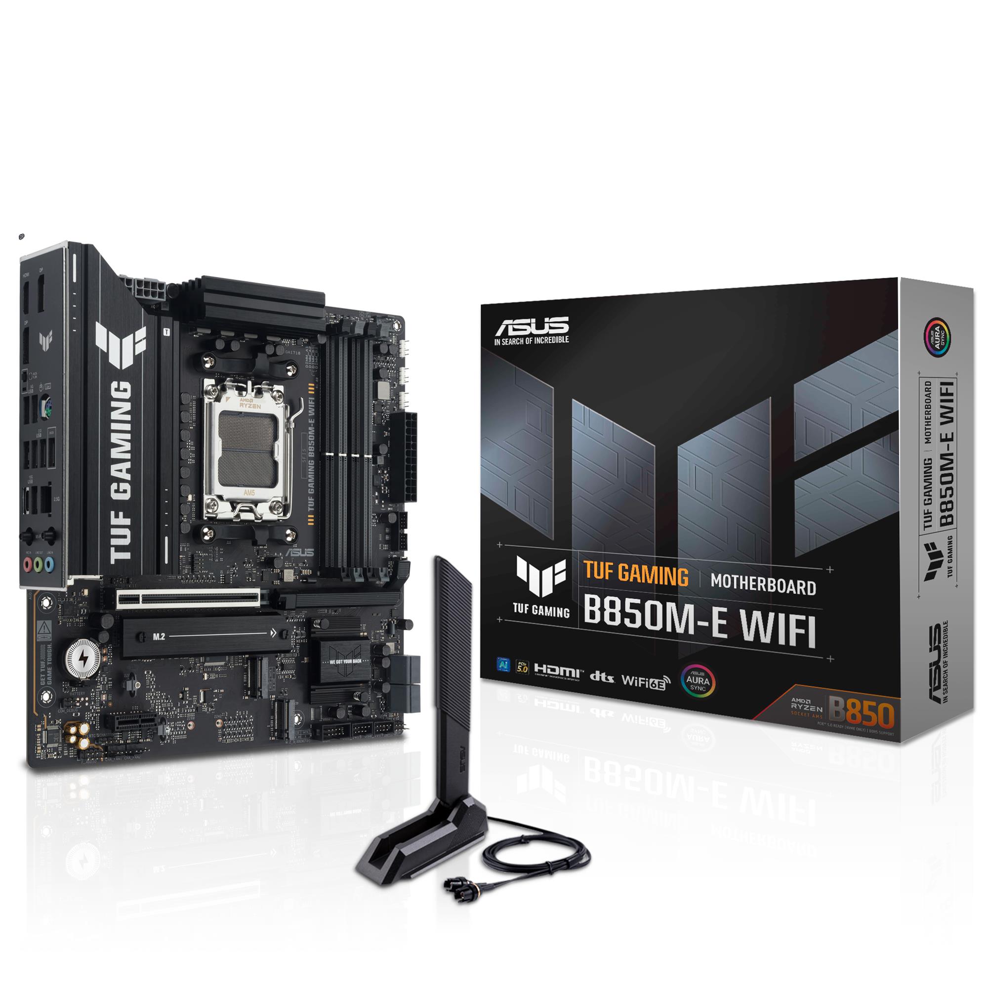 Материнська плата Asus TUF Gaming B850M-E WiFi Socket AM5