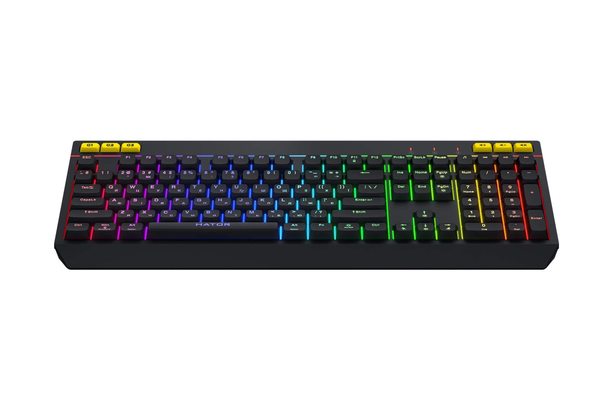 Клавіатура Hator Icefall Black (HTK402UA)