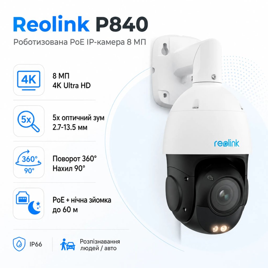 IP-камера Reolink P840 2.7-13.5 mm (RLC-823A 5X)