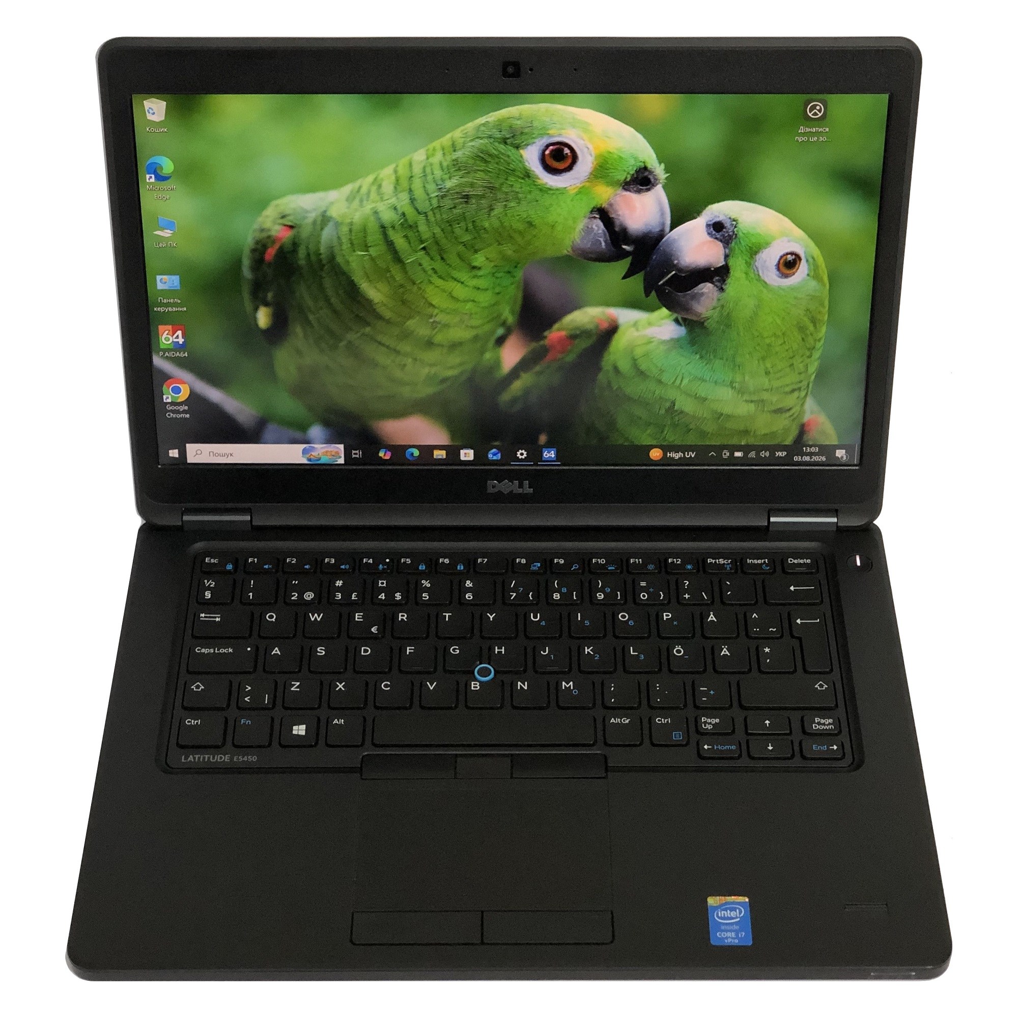 Ноутбук Dell Latitude E5450 / 14" FullHD IPS / i7-5600U / 8GB / 180GB SSD / NVidia GeForce GT 840M, 2GB / Win10Pro / 4G/LTE / Backlight / сканер відбитка - Б/в