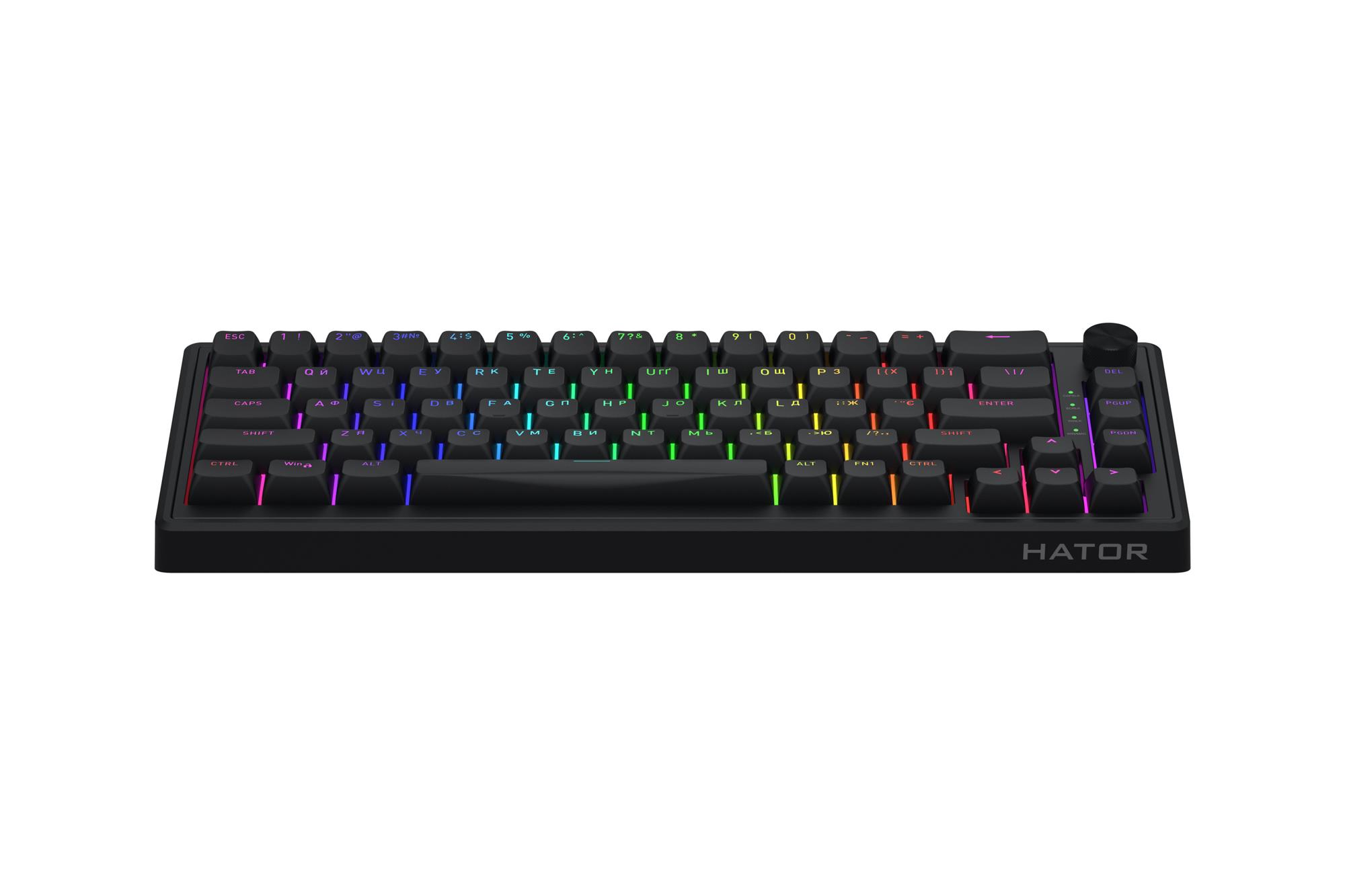 Клавіатура Hator Skyfall 65 Black/Black (HTK1160UA)