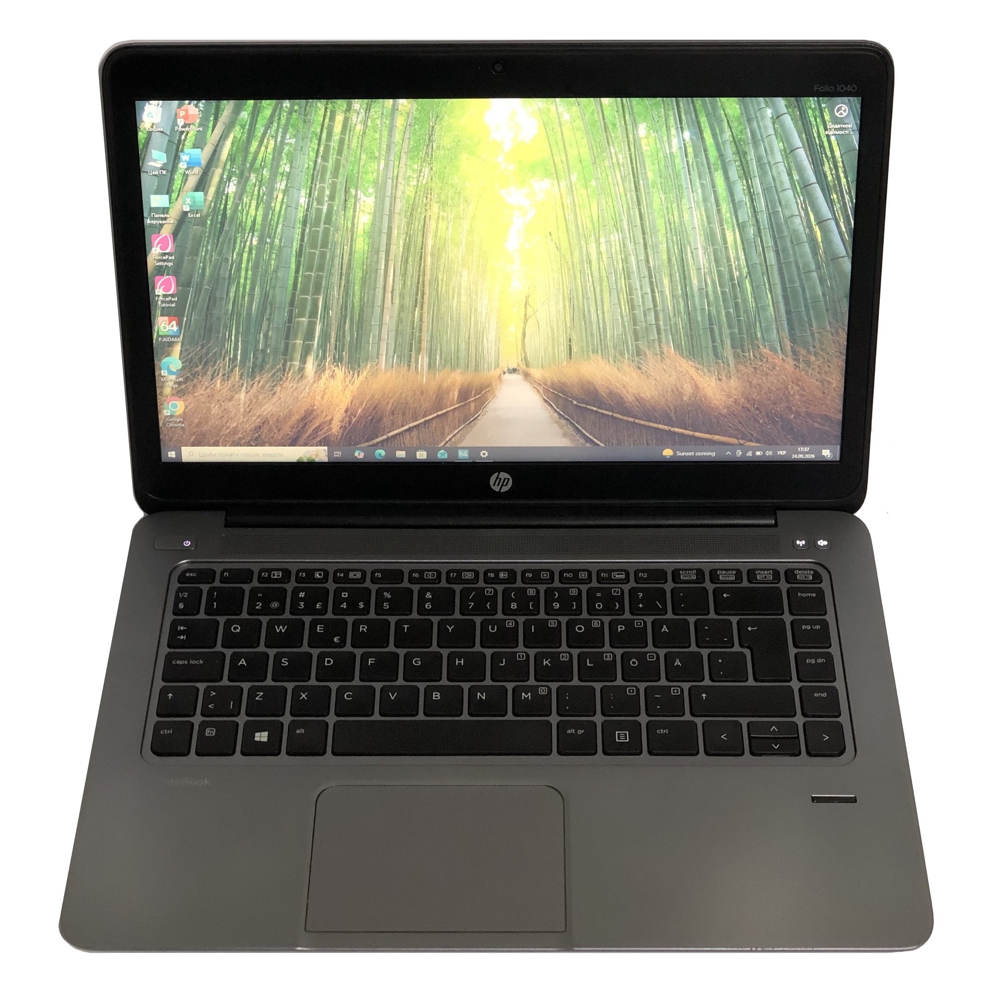 Ноутбук HP Elitebook 1040 G2 / 14" (1600x900) / i5-5200U / 8GB / 128GB SSD / 4G/LTE / Win10Pro / Backlight / сканер відбитка - Б/в