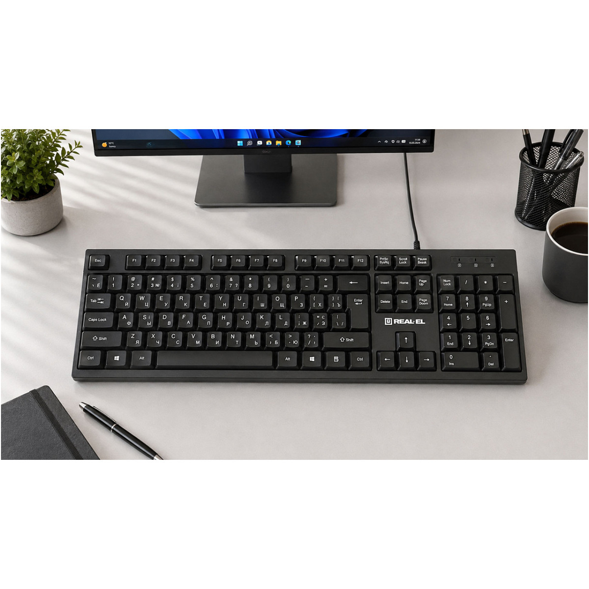 Клавіатура REAL-EL RK-510 Black