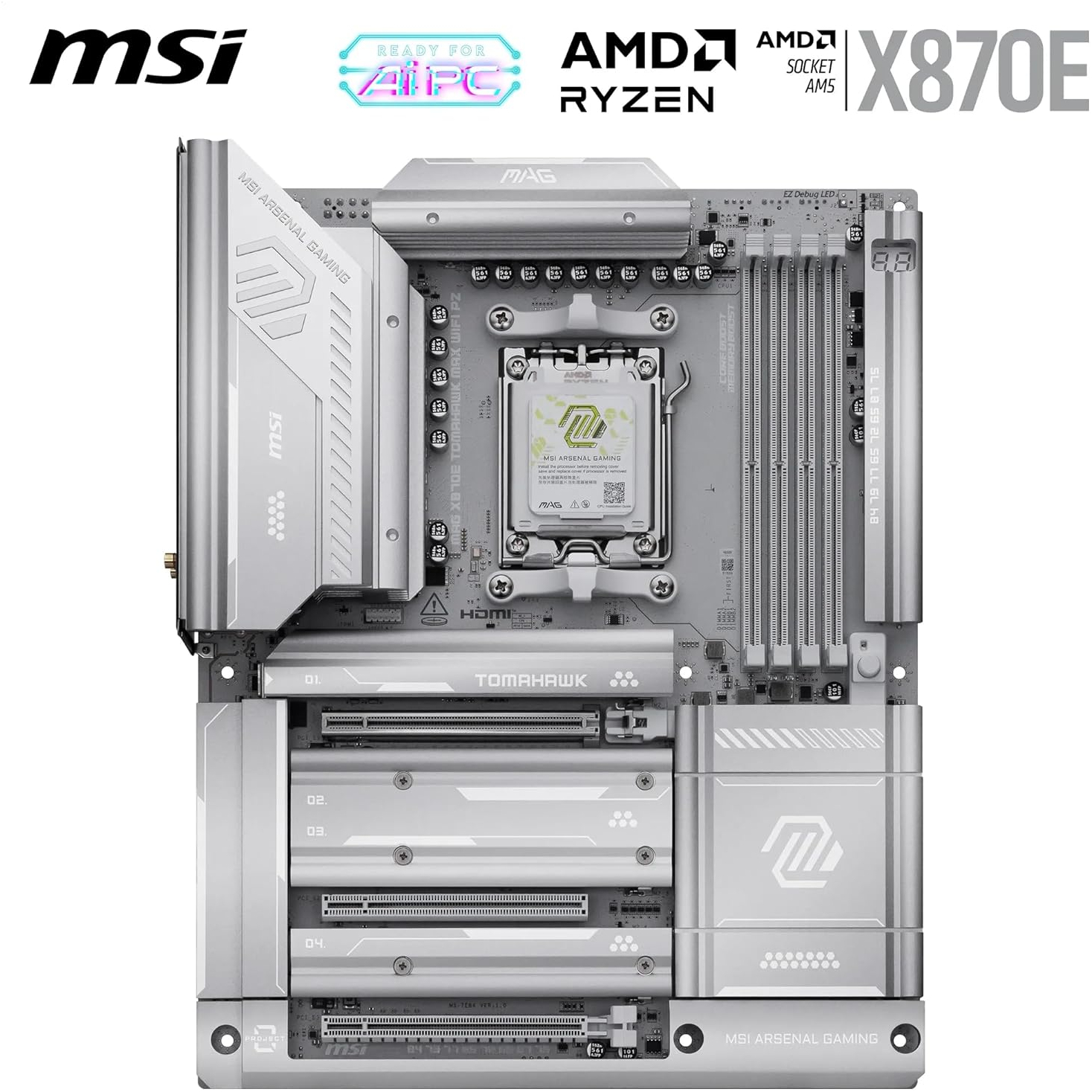Материнська плата MSI MAG X870E Tomahawk Max WiFi PZ Socket AM5