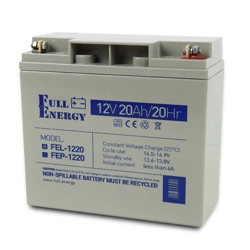 Акумуляторна батарея Full Energy FEL-1220 12V 20Ah GEL