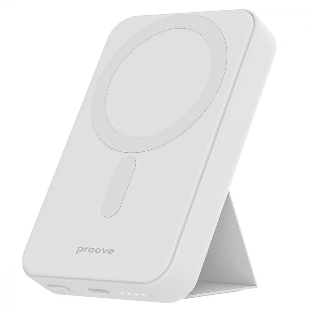 Універсальна мобільна батарея Proove Hyperion Qi 20W 10000mAh White (PBHN15020002)