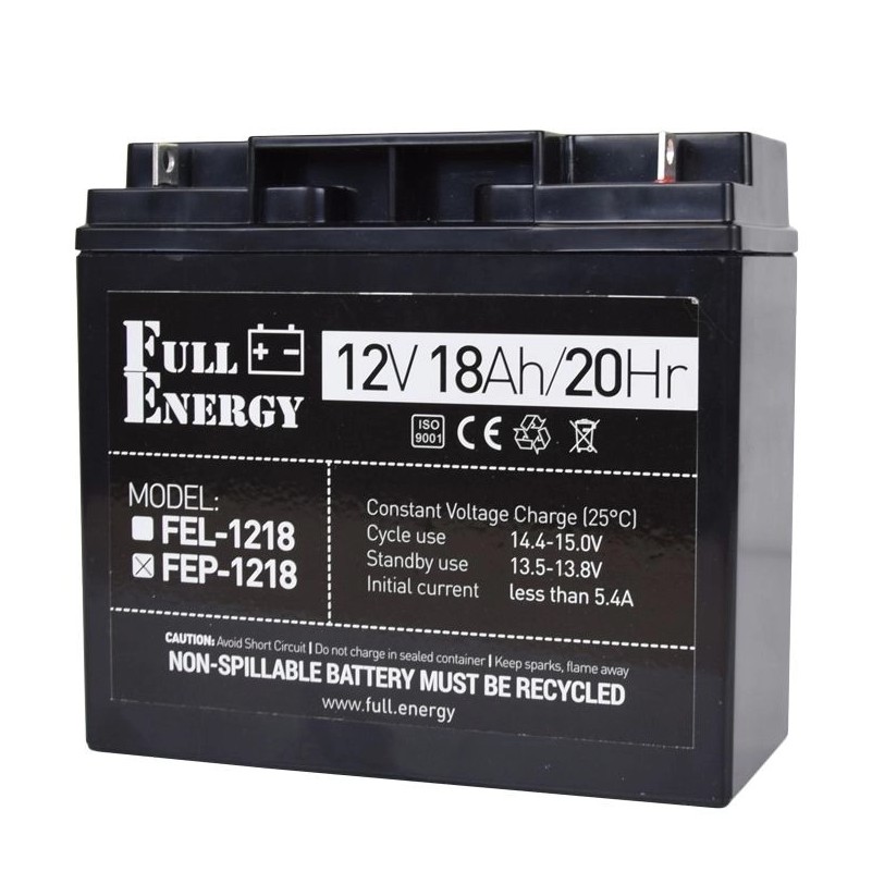 Акумуляторна батарея Full Energy FEP-1218 12V 18Ah (FEP-1218) AGM