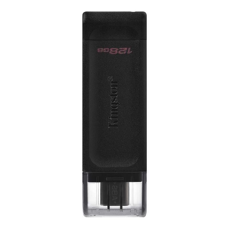 Флеш-накопичувач USB3.2 128GB Type-C Kingston DataTraveler 70 Black (DT70/128GB)