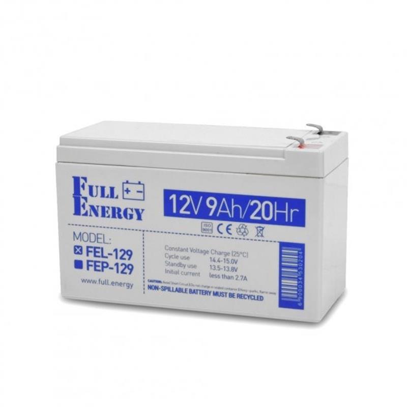 Акумуляторна батарея Full Energy FEL-129 12V 9Ah (FEL-129) GEL