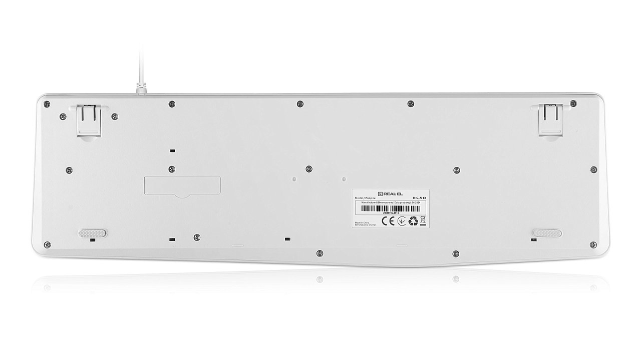 Клавіатура REAL-EL RK-513 White