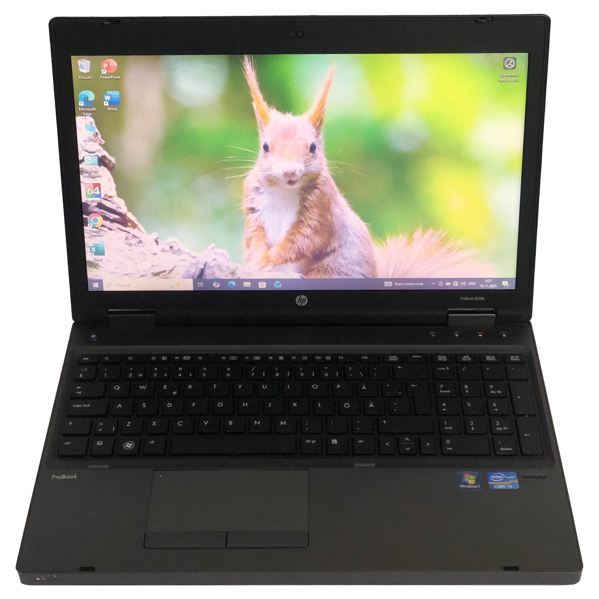 Ноутбук HP ProBook 6570b / 15.6" (1600x900) / i5-3210M / 8GB / 320GB HDD / Win10Pro - Б/в