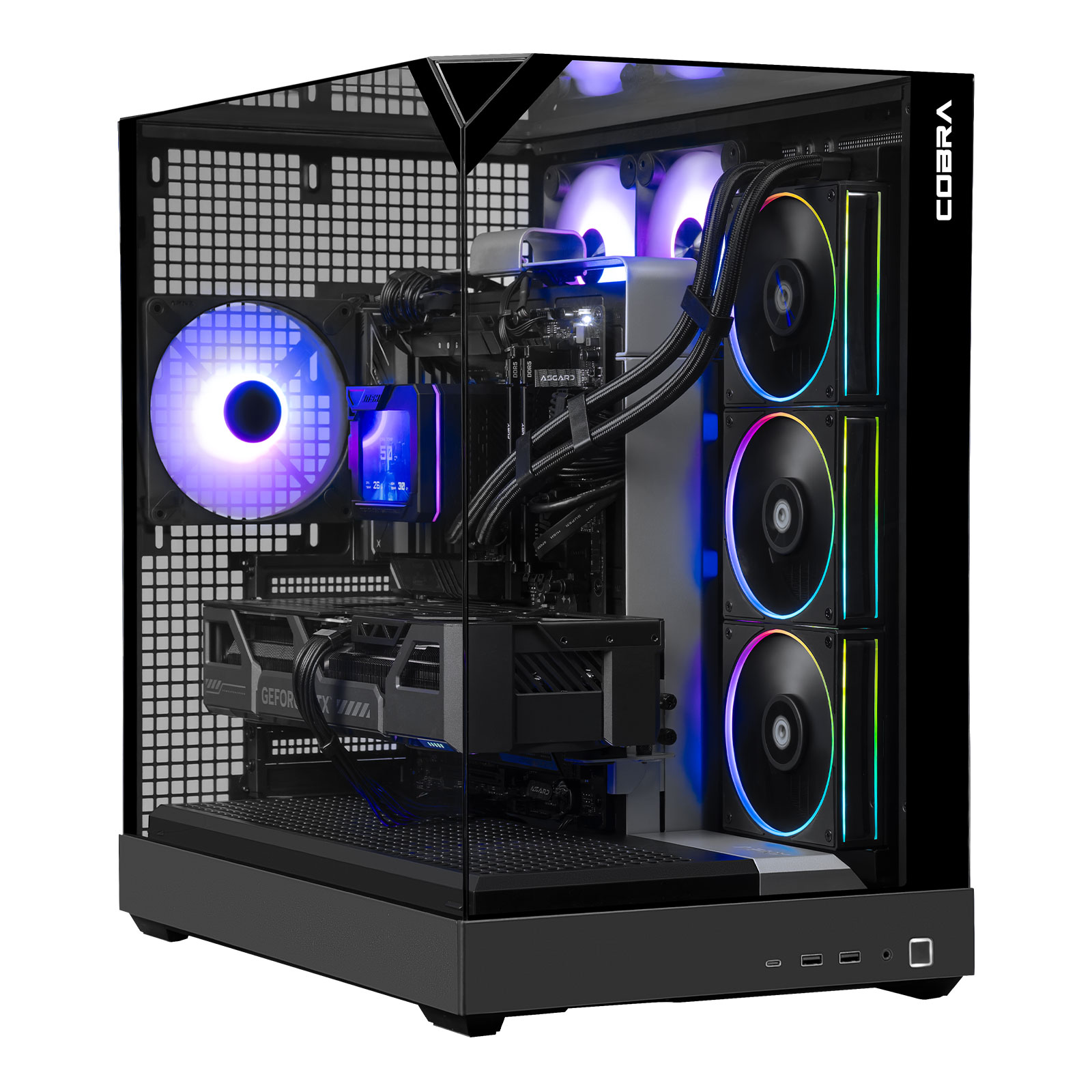 Ігровий комп`ютер COBRA Apex RTX 5070 / Ryzen 7 9800X3D / RAM 32GB / SSD 1TB / Win 11 (R7A23702)