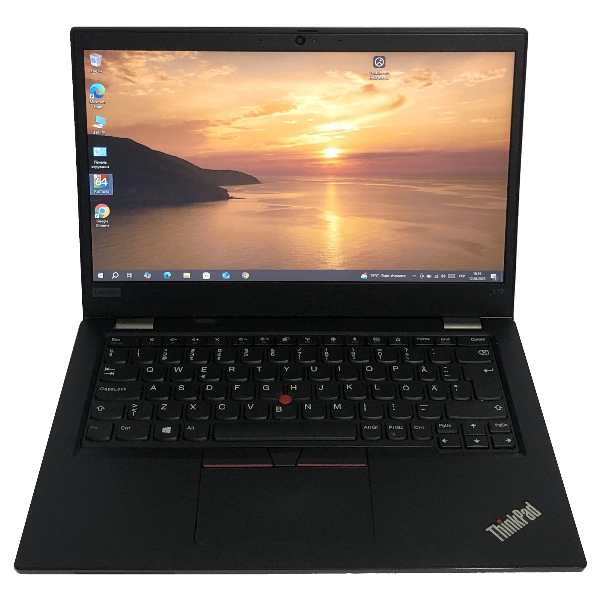 Ноутбук Lenovo ThinkPad L13 / 13.3" (1366х768) / i3-10110U / 4GB / 256GB SSD / Win10Pro - Б/в