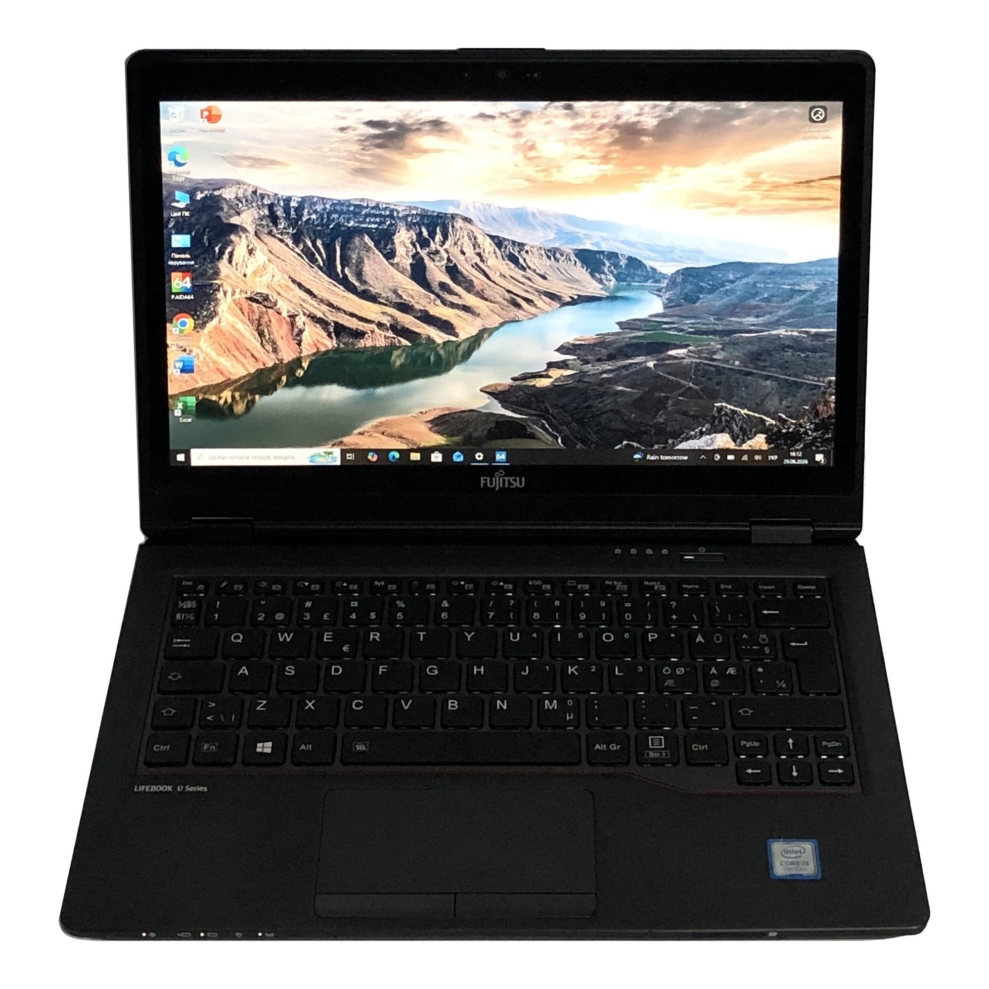 Ноутбук Fujitsu Lifebook U727 / 12.5" FullHD IPS Touch / i5-7200U / 8GB / 256GB SSD / 4G/LTE / Win10Pro / Backlight - Б/в