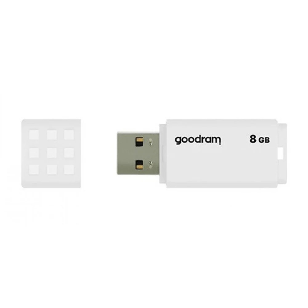 Флеш-накопичувач USB2.0  8GB Goodram UME2 White (UME2-0080W0R11)