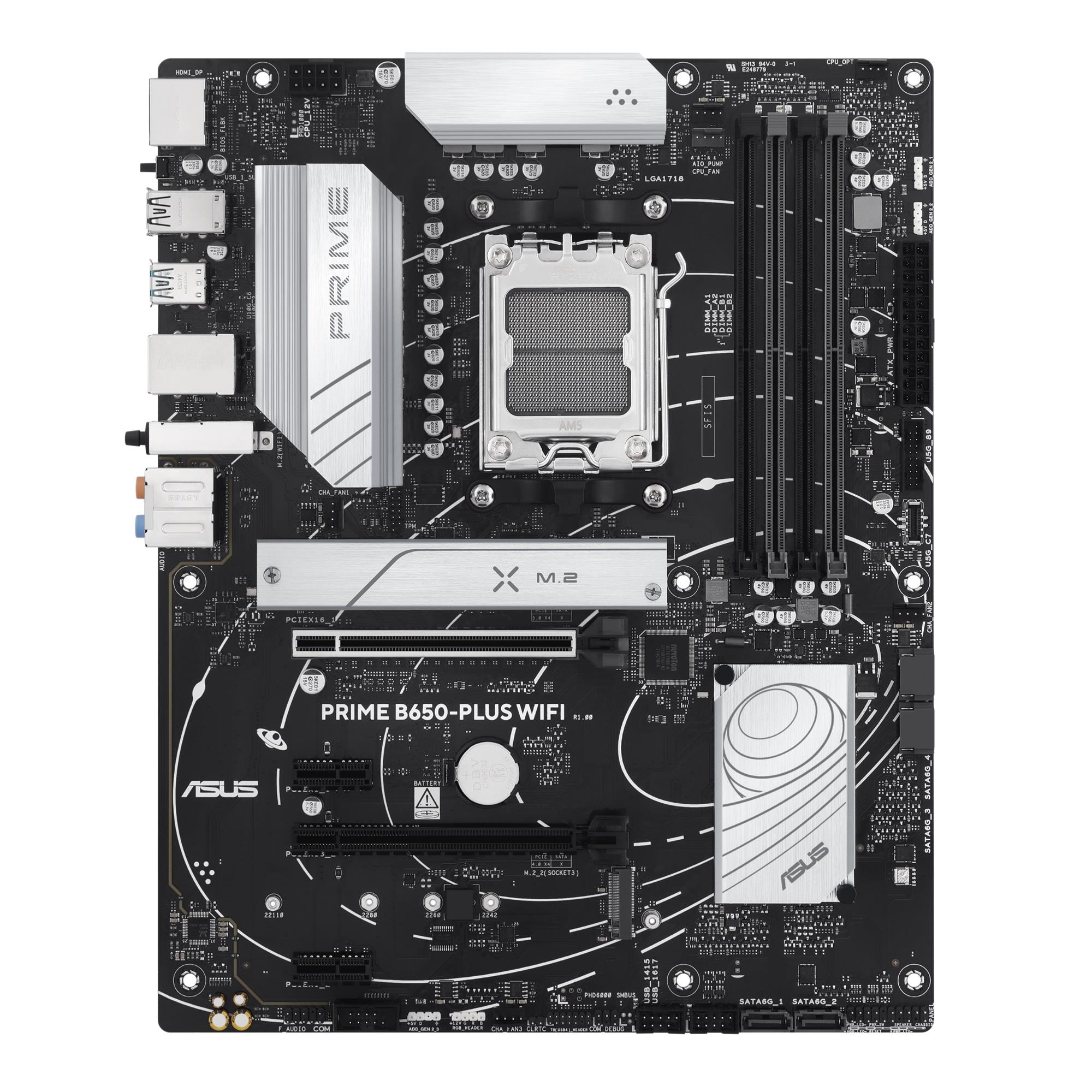 Материнська плата Asus Prime B650-Plus WiFi Socket AM5