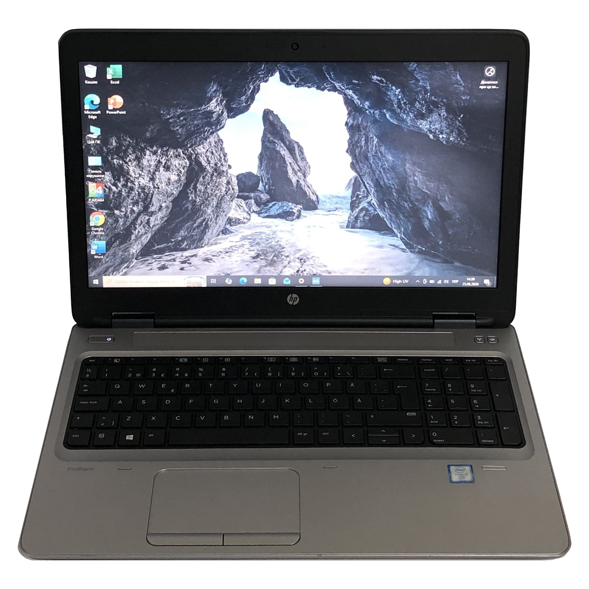 Ноутбук HP ProBook 650 G2 / 15.6" (1366x768) / i7-6820HQ / 8GB / 256GB SSD / Win10Pro - Б/в