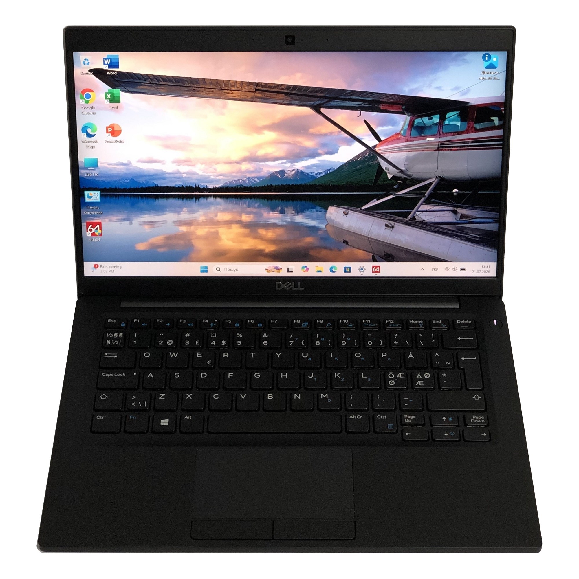 Ноутбук Dell Latitude 7390 / 13.3" FullHD IPS / i5-8350U / 8GB / 256GB SSD / Win11Pro / Backlight - Б/в
