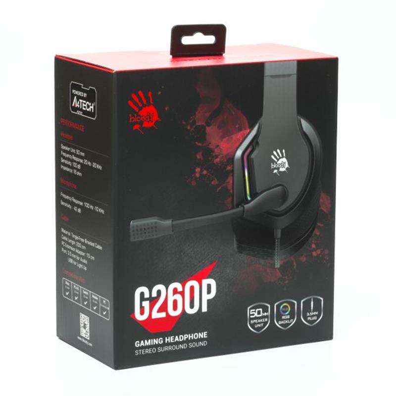 Гарнітура Bloody G260p Black