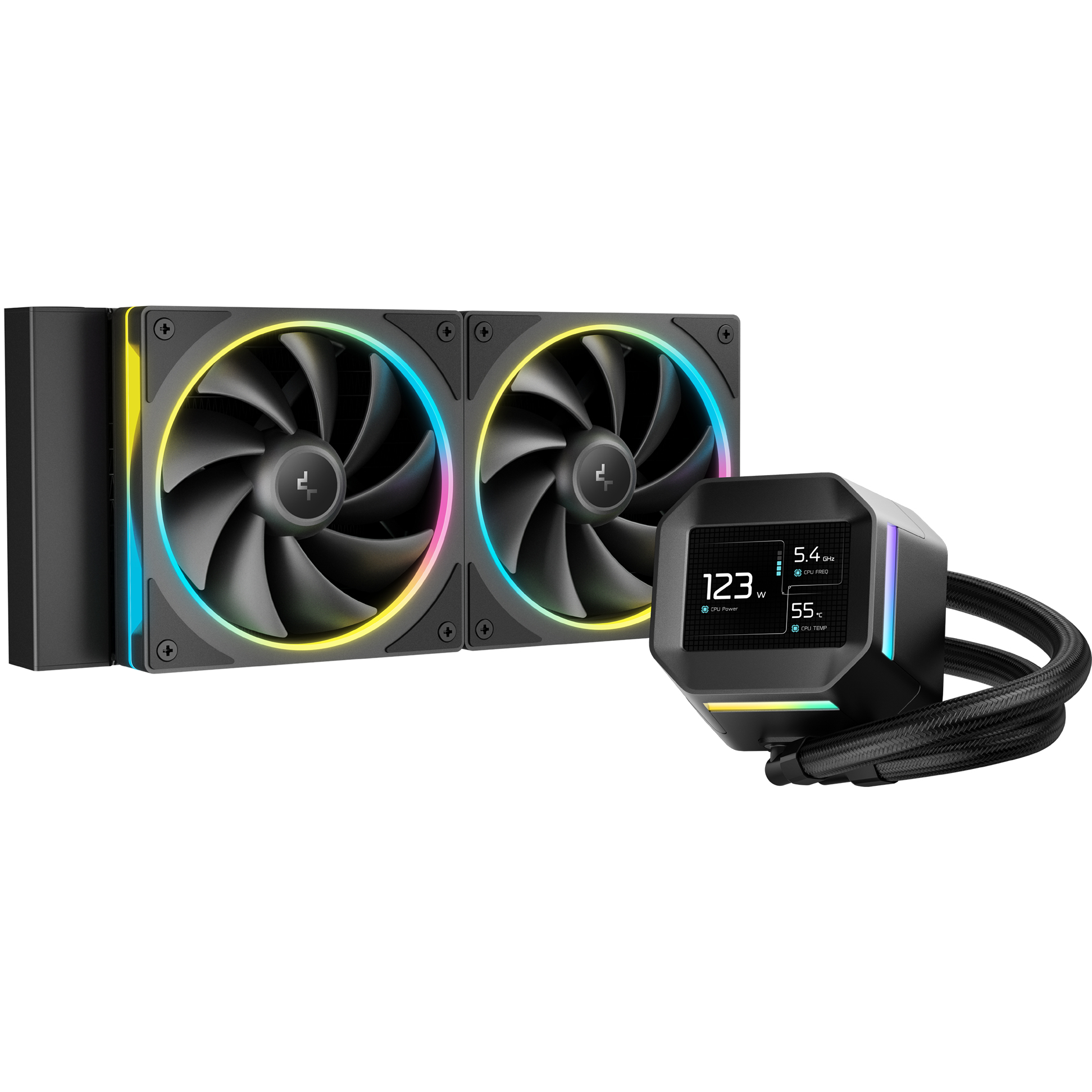 Система водяного охолодження DeepCool LM240 Black (R-LM240-BKDMMC-1)