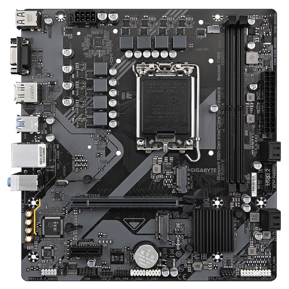 Материнська плата Gigabyte B760M E Socket 1700
