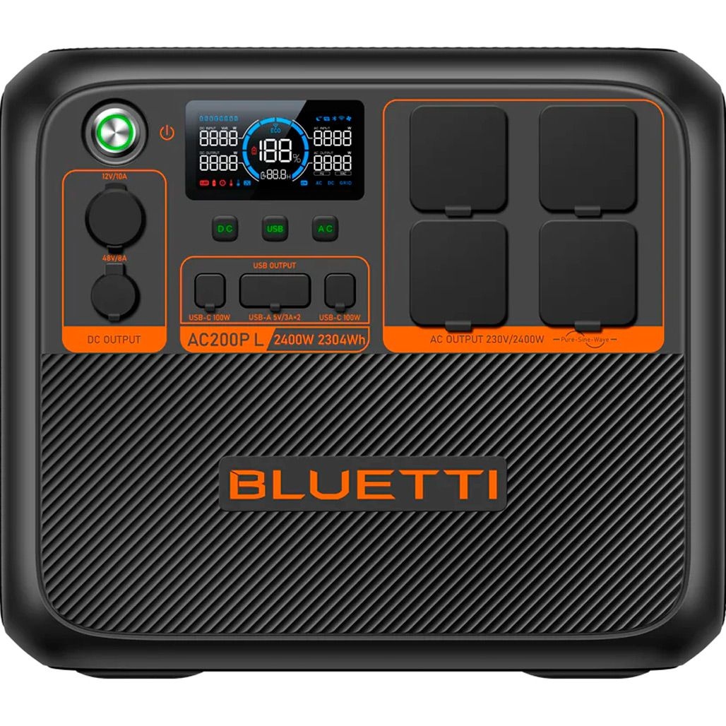 Зарядна станція Bluetti AC200PL, 2304Wh, 2400W, LiFePO4