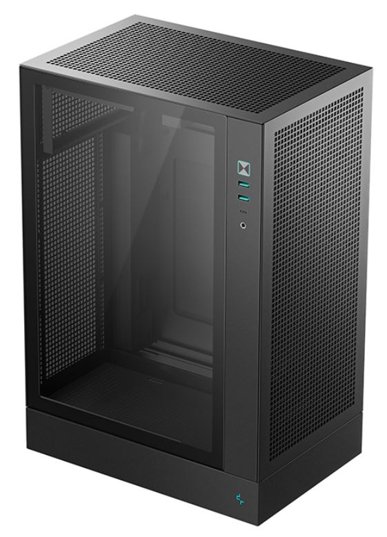 Корпус Deepcool CH170 PLUS чорний без БЖ Mini-ITX/Micro-ATX  290x195×424,5мм/476х263х361мм