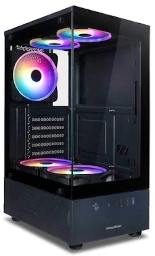 Корпус Frontier GA192F чорний Middletower без БП, ATX/Micro ATX/Mini ITX,1*3.5",1*2.5";