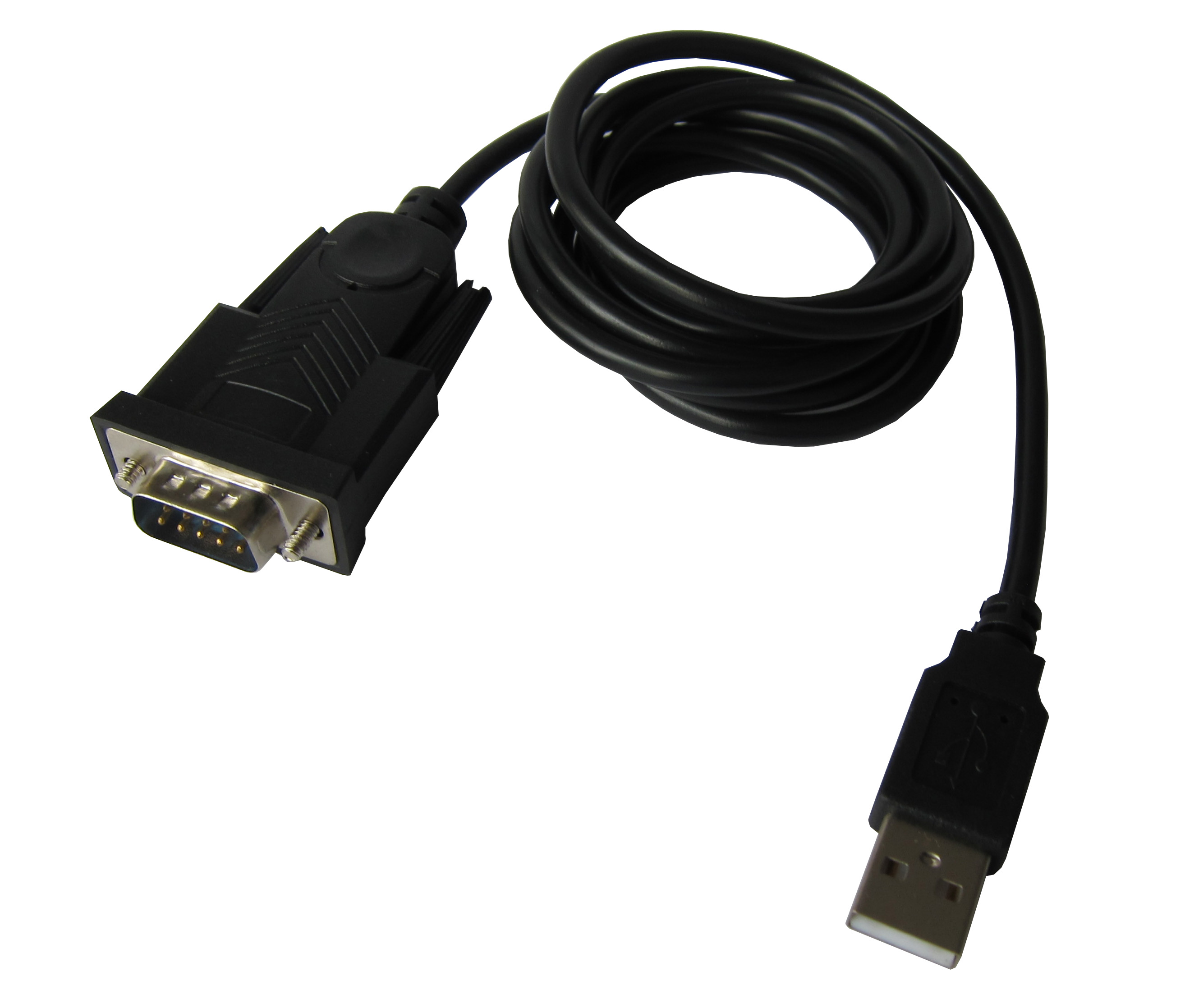 Адаптер Dynamode USB 2.0 A Male - 1*RS-232 (COM) кабель 1,5 м, чіпсет FTDI FT232RL, чорний