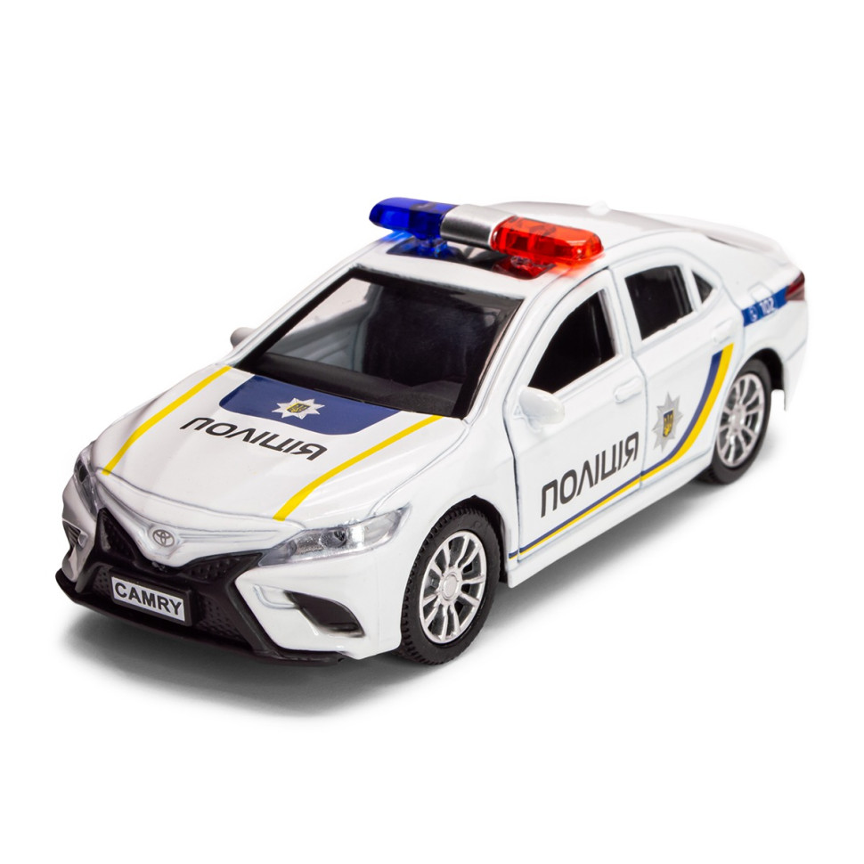 Автомодель детская Toyota Camry Полиция TechnoDrive KM250416 масштаб 1:43