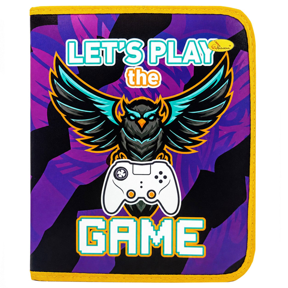 Папка для тетрадей на молнии "Lets play the GAME" АП-1001-15