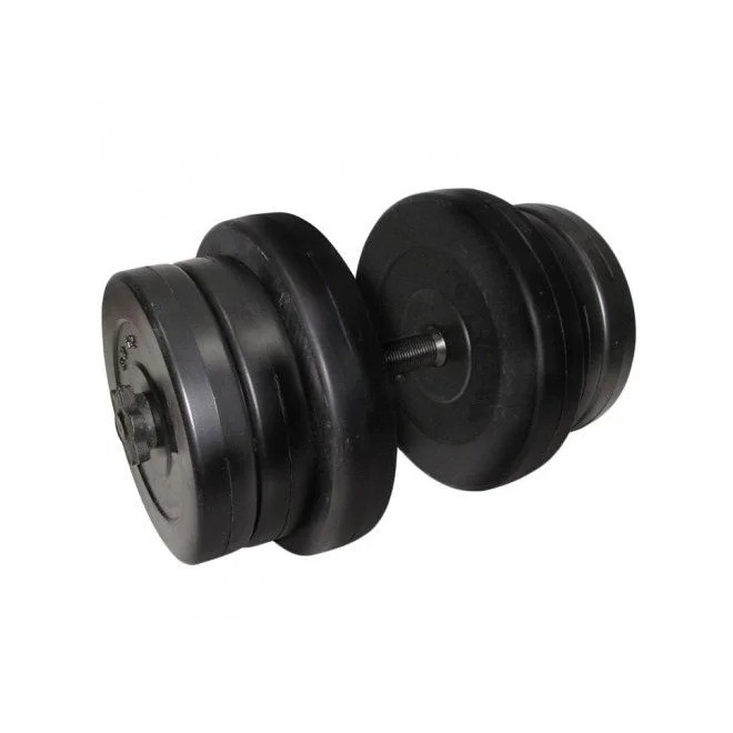 Гантель наборная композитная в пластиковой оболочке Rock pro 25,5 кг NE-PL-G-025
