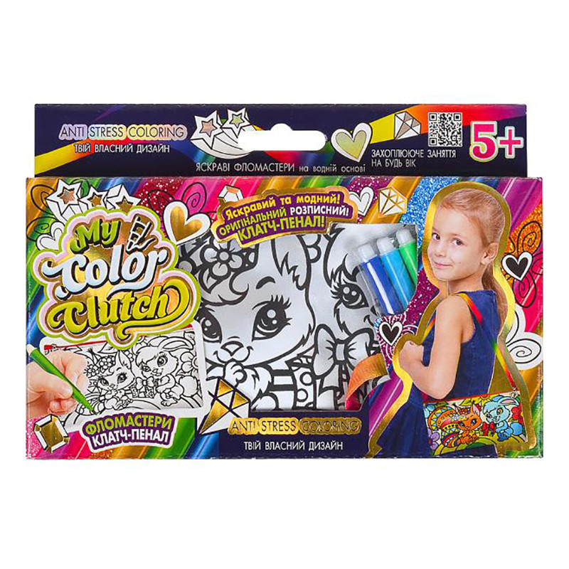 Набор для творчества "My Color Clutch" CCL-02-01U...06U с фломастерами Вид 6